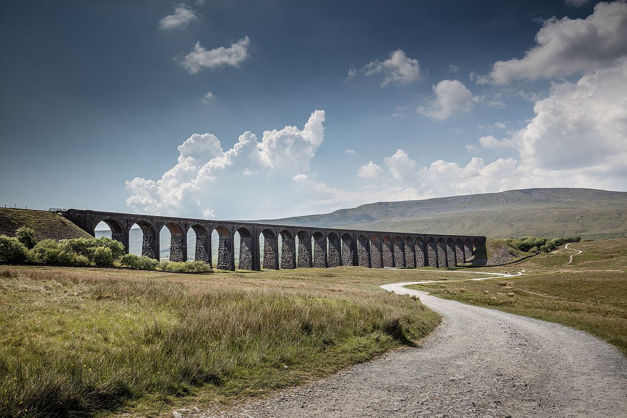 Ribblehead Viaduct in Yorkshire